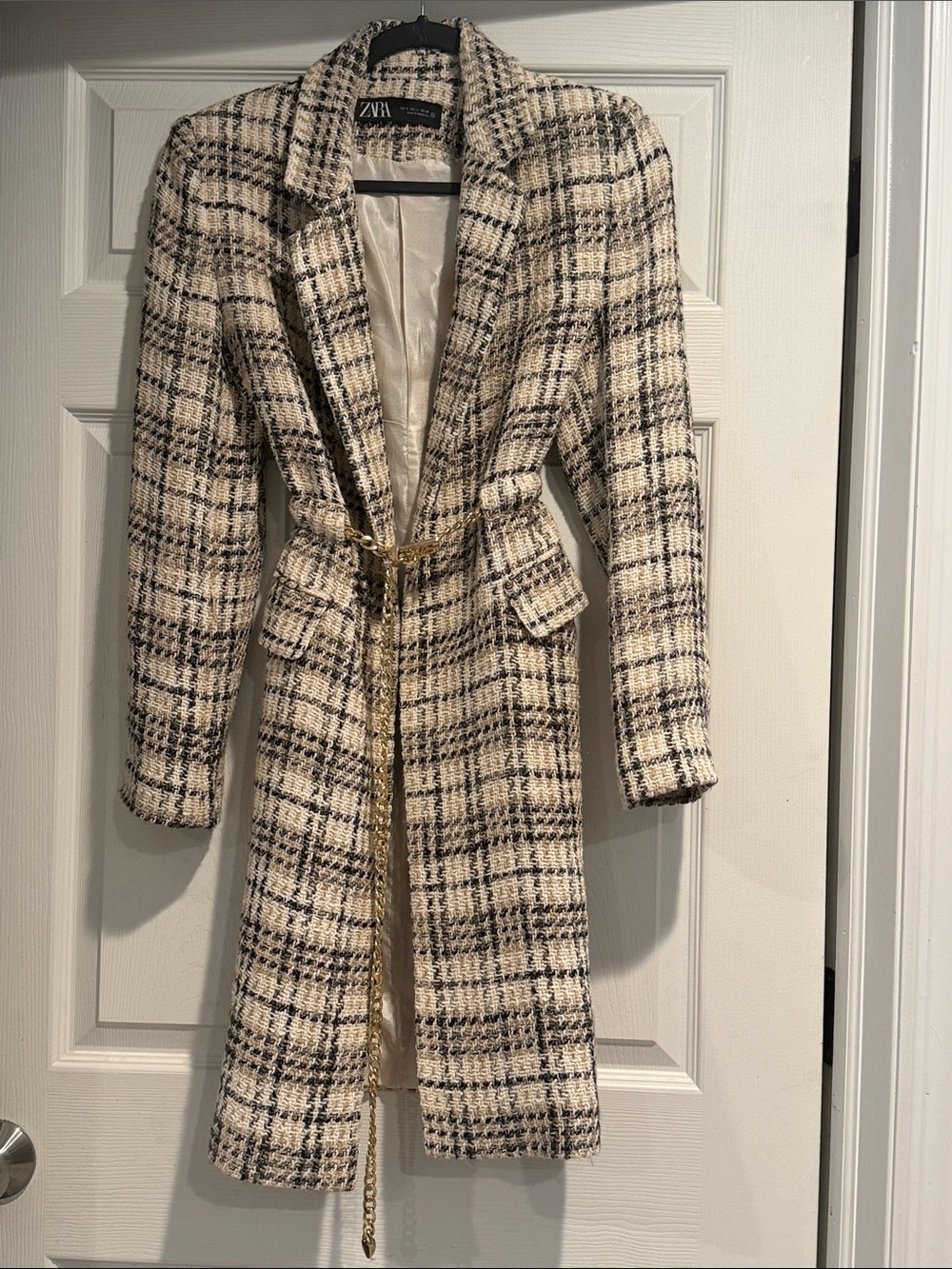 Tweed Trench Jacket